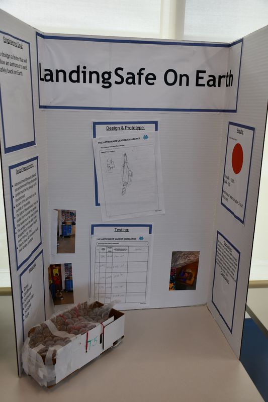 Brownell STEM Academy scholars show off their STEM projects and awards from the Elementary Flint Regional Science and Engineering Fair