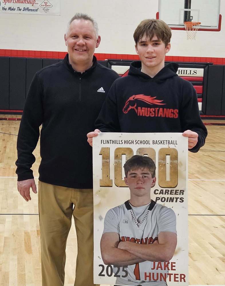 Jake Hunter scores 1000 points!