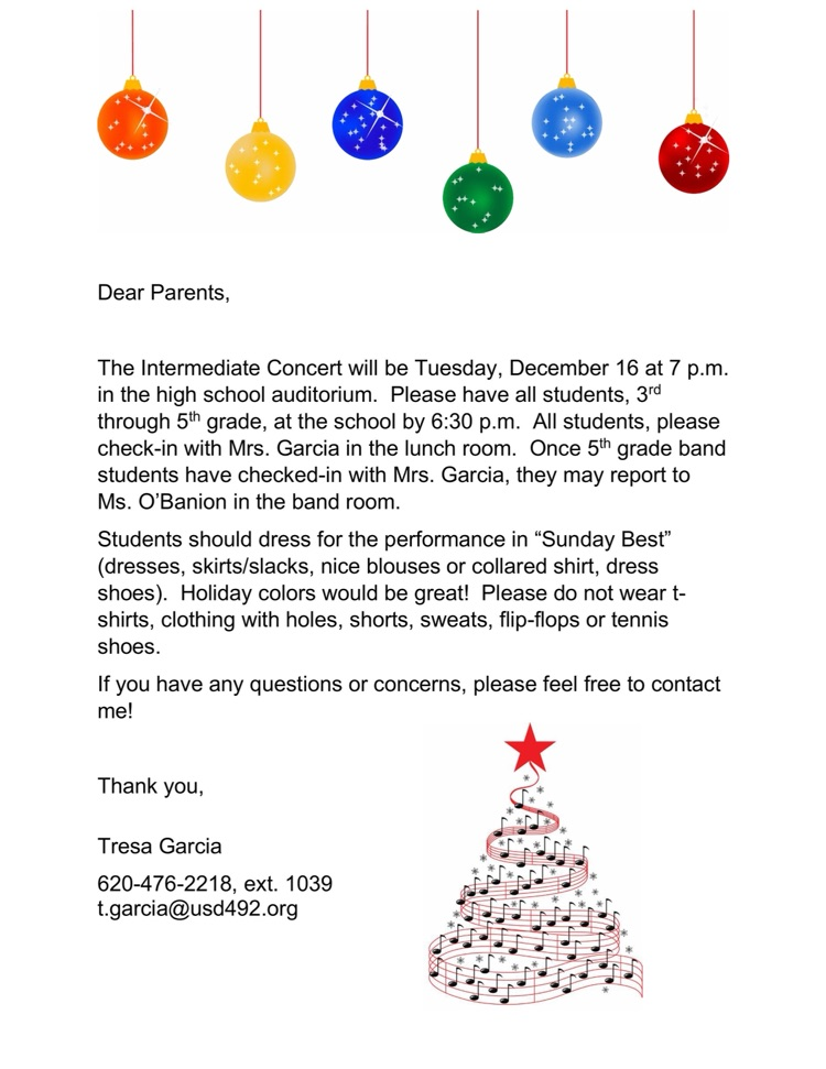 Intermediate Program reminder - December 16 @ 7 pm