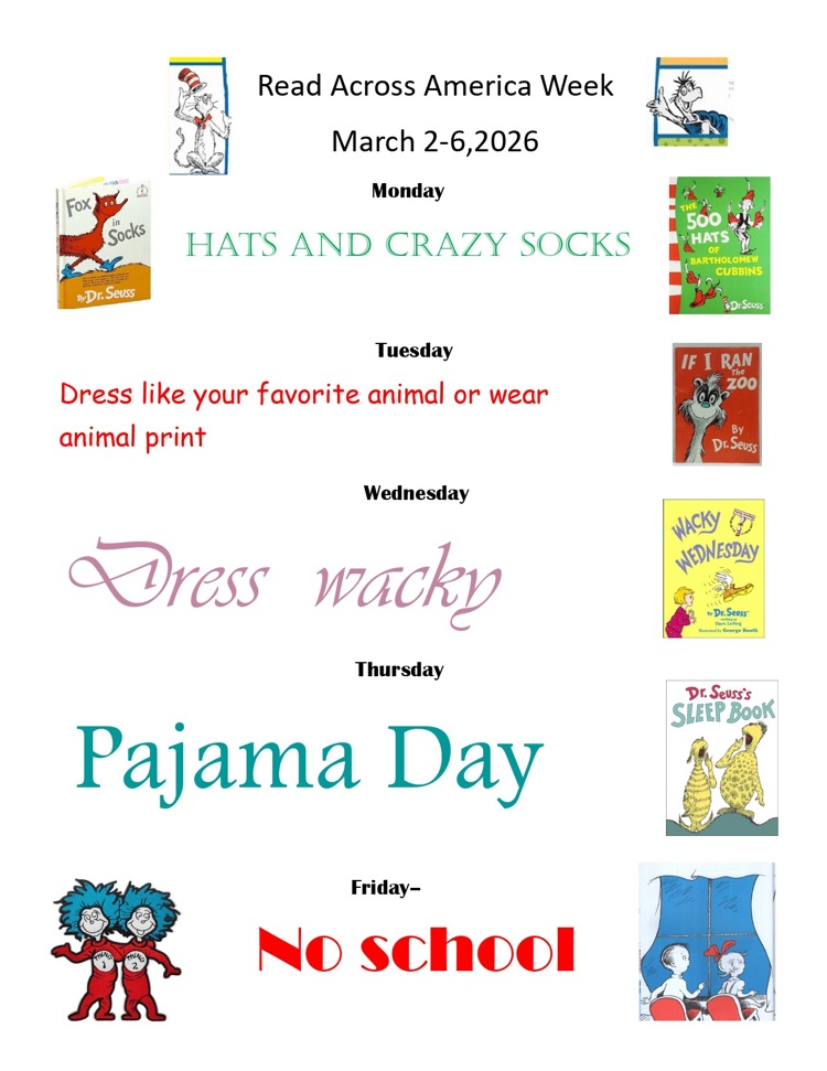 Read Across America Dress Up Days