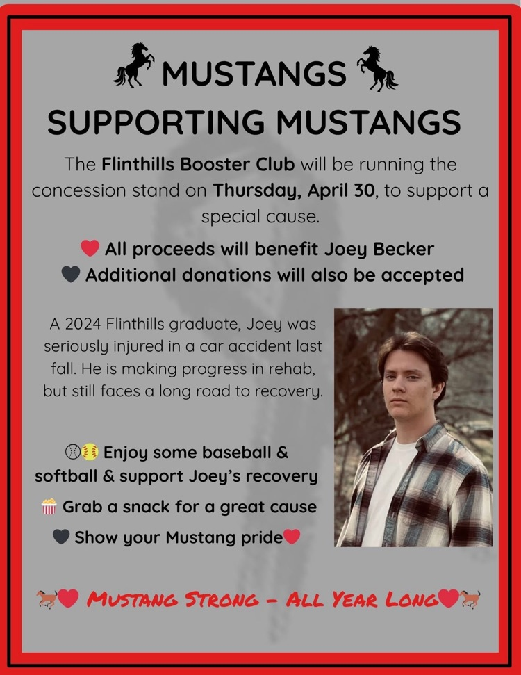 Booster Club Fundraiser for Joey Becker