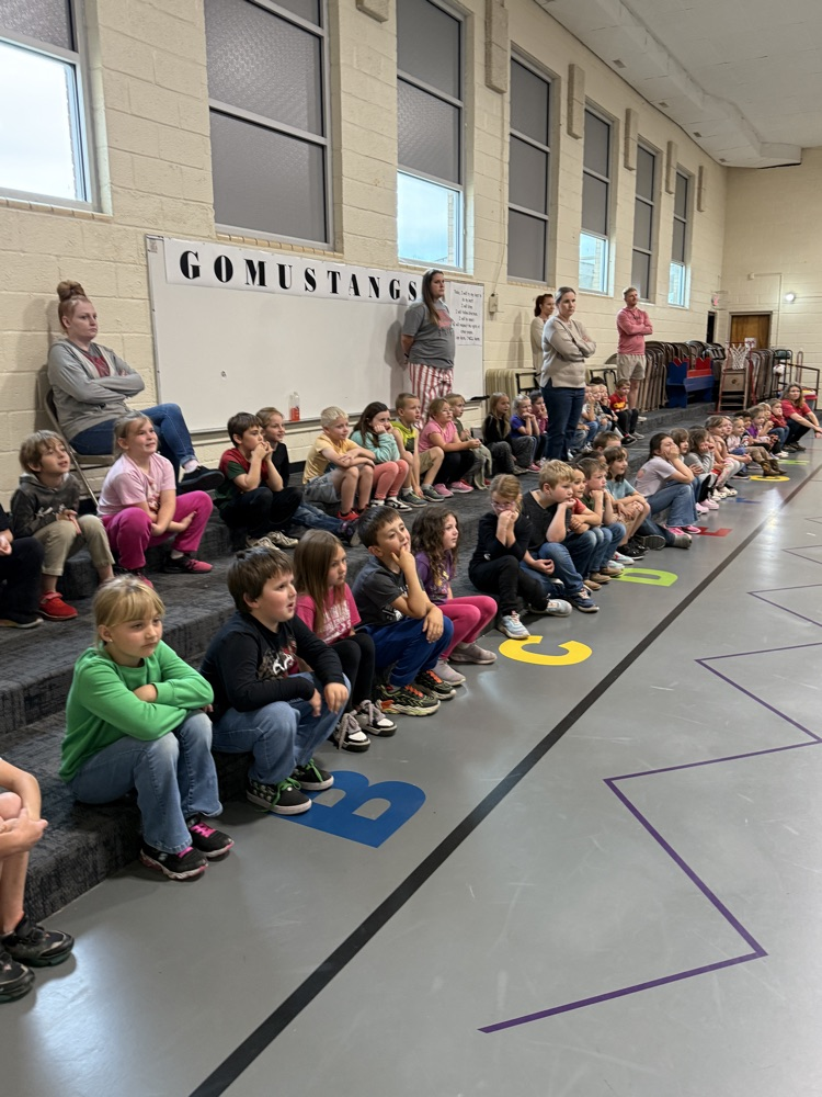 The primary students were really excited to learn!