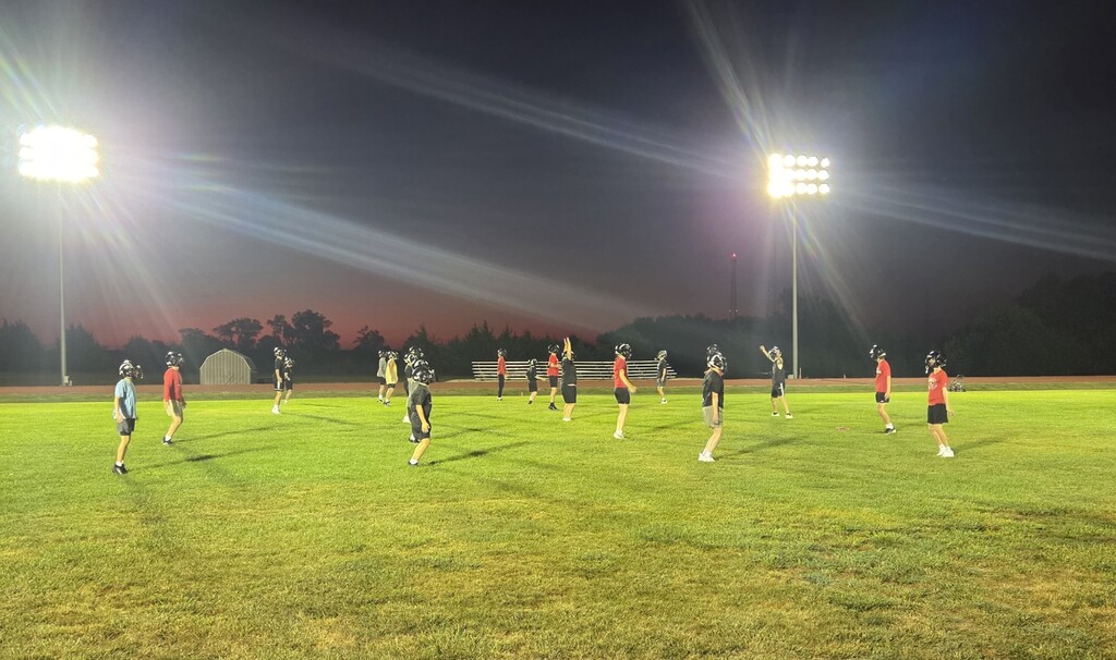 High School Football Practice