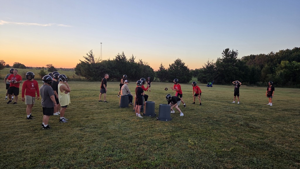 High School Football Practice