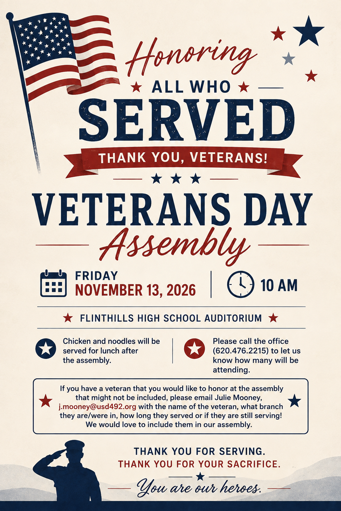 2026 Veterans Day Assembly