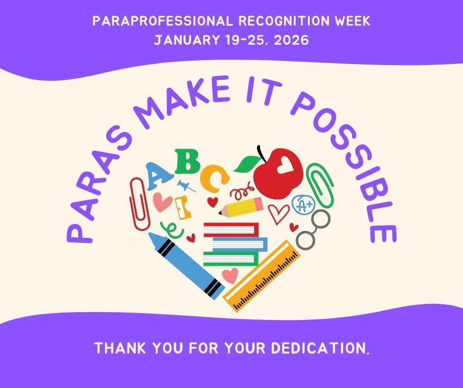 Paraprofessional Recognition Week
