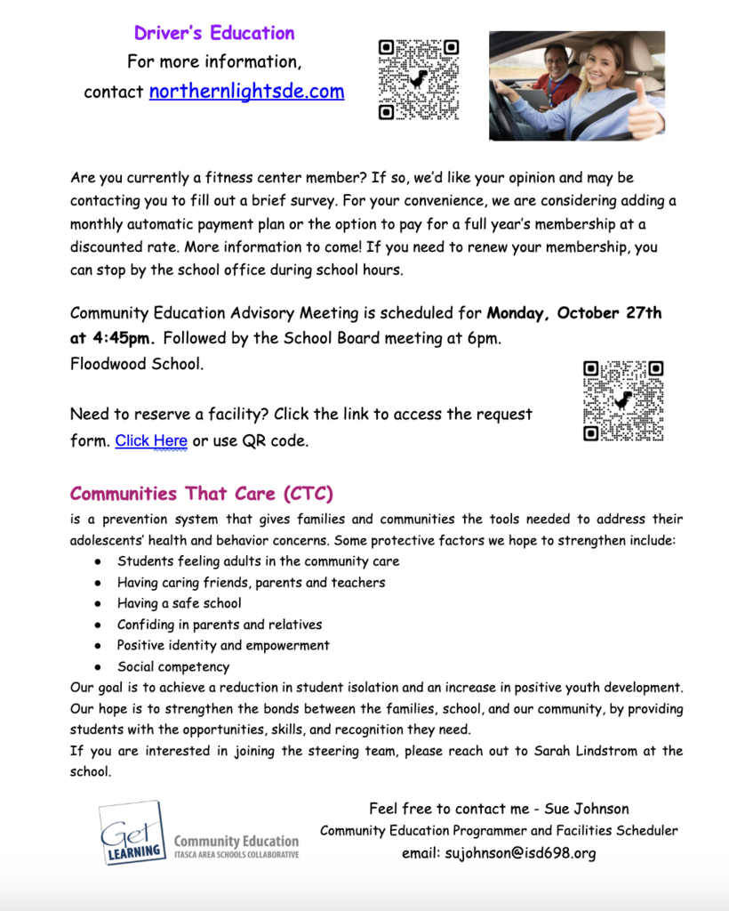 Polar Bear Scoop Fall Newsletter