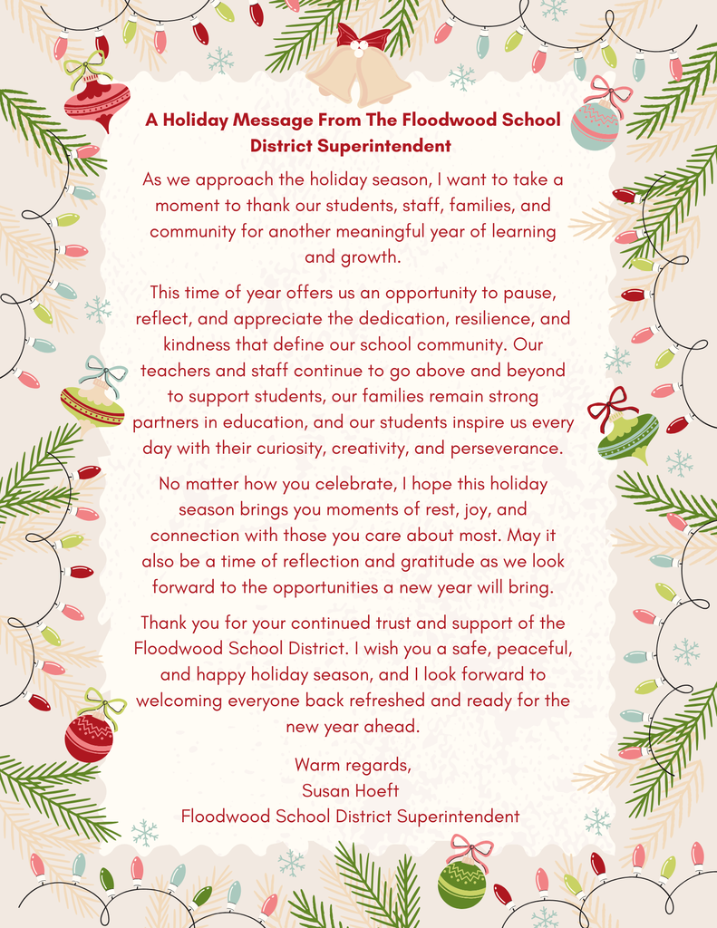 Beige Green and Red Cute Illustrated Christmas Letter (3)