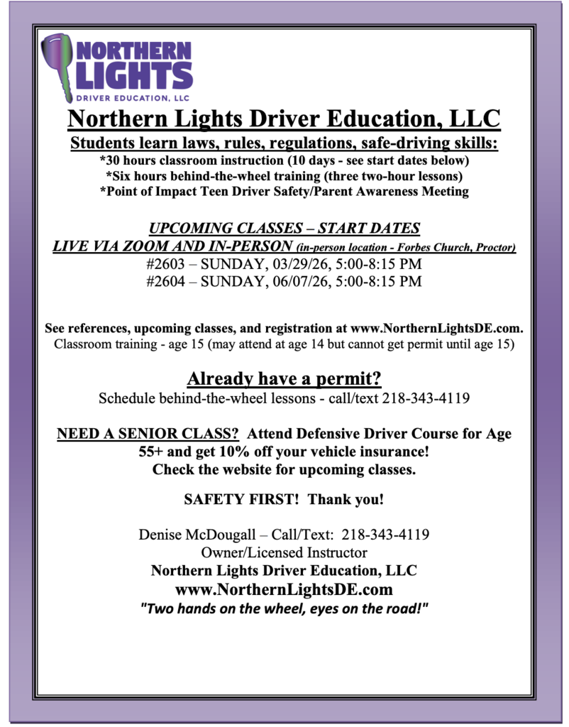 Northern Lights Driver Ed. 