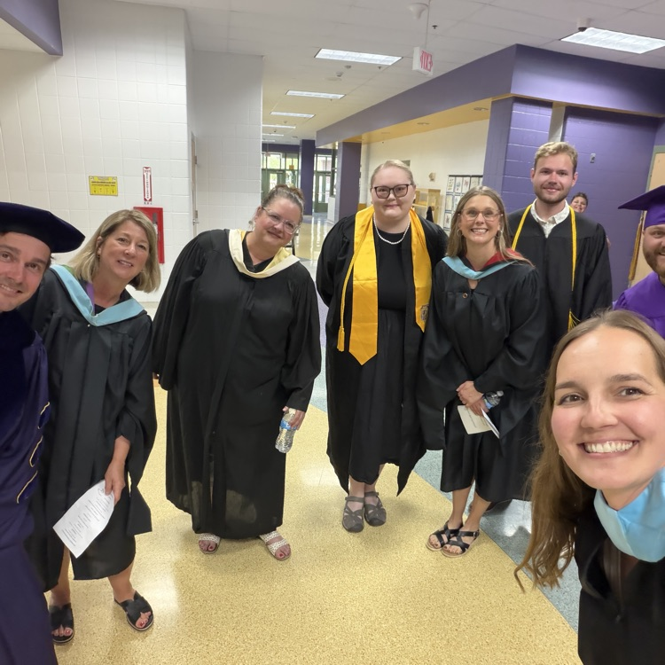 staff at graduation