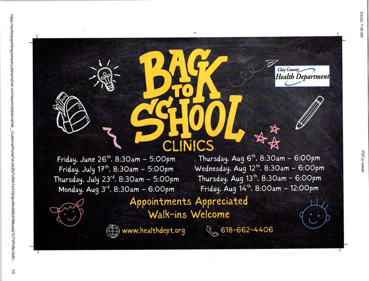 Back to School Clinic