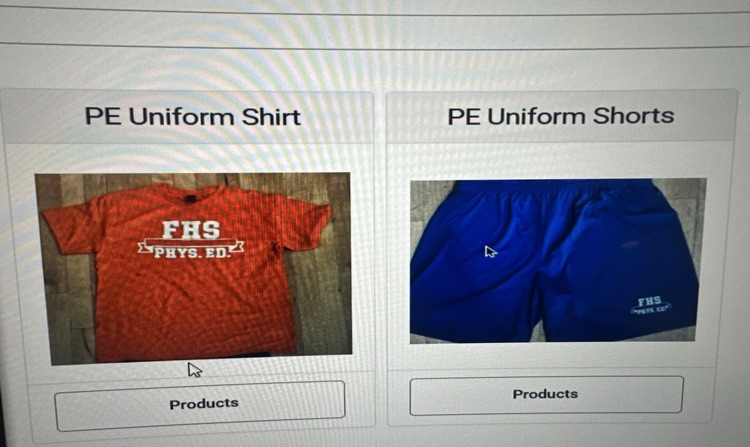 PE uniforms 