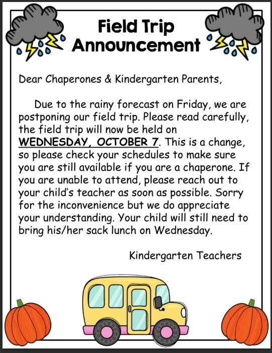 K field trip