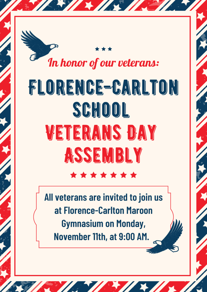 Florence-Carlton School Veterans Day Assembly