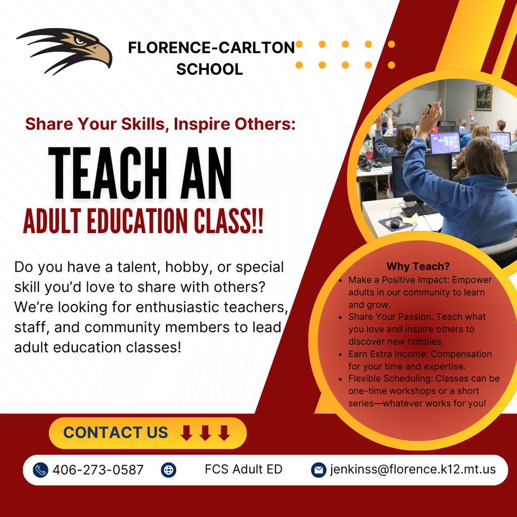 FCS Adult Ed. Teaching Information