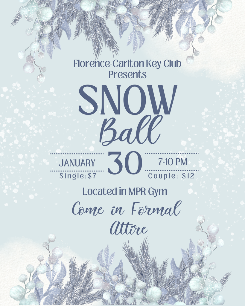 Snow Ball: 1/30, 7-10 PM, MPR