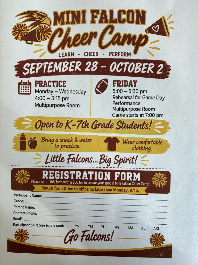 Mini Falcon Cheer Camp