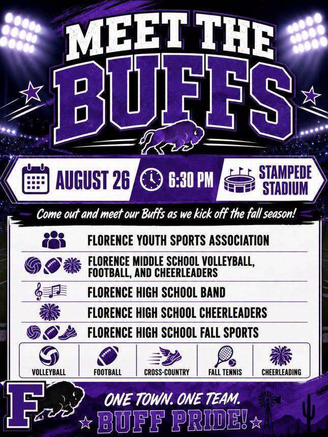 Meet the Buffs flyer