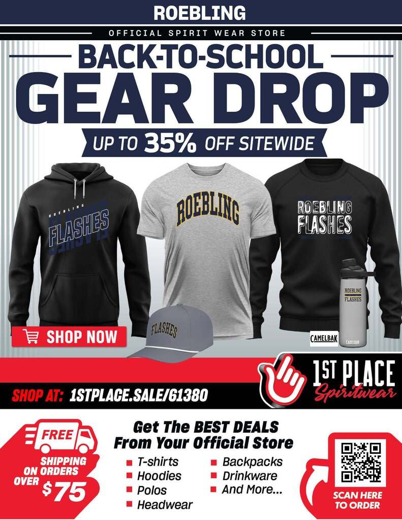 Roebling School Spiritwear Sale