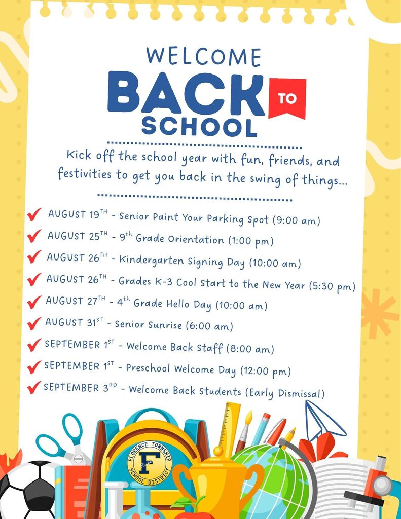 welcome back to school flyer