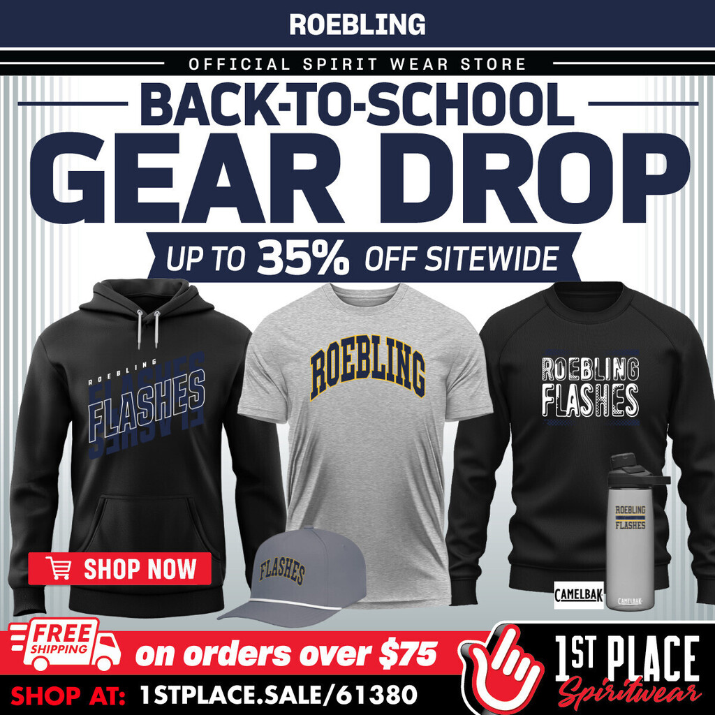 Roebling School Spiritwear flyer