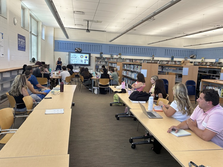 Picture of staff in a professional development setting