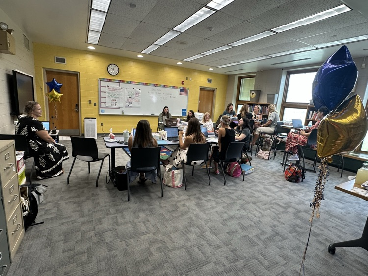 Picture of preschool staff in a meeting