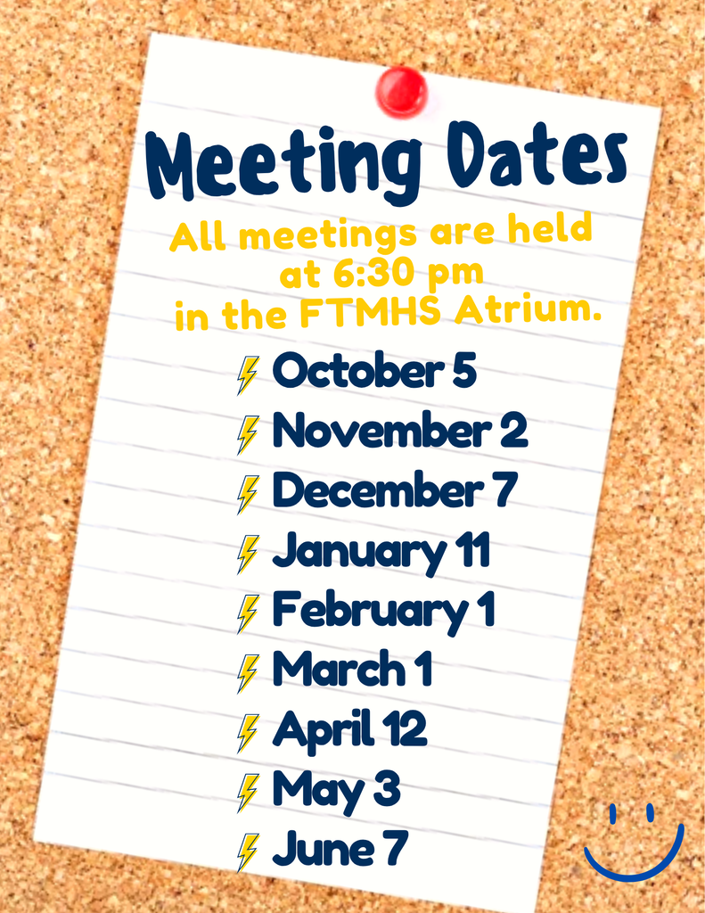 PO meeting dates for 26/27 school year