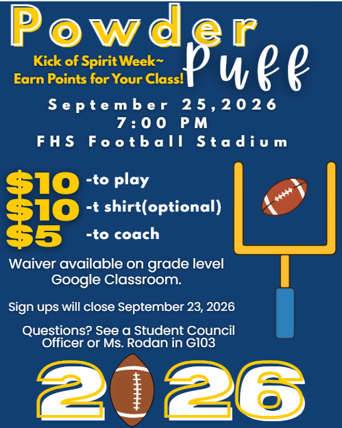 Powder Puff Flyer 9/25 is the game