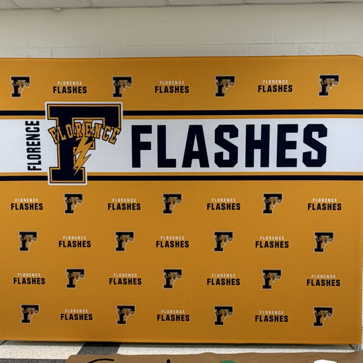 Picture of the Florence high school backdrop
