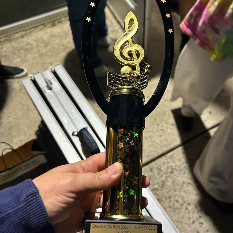 FHS Band 1st place trophy