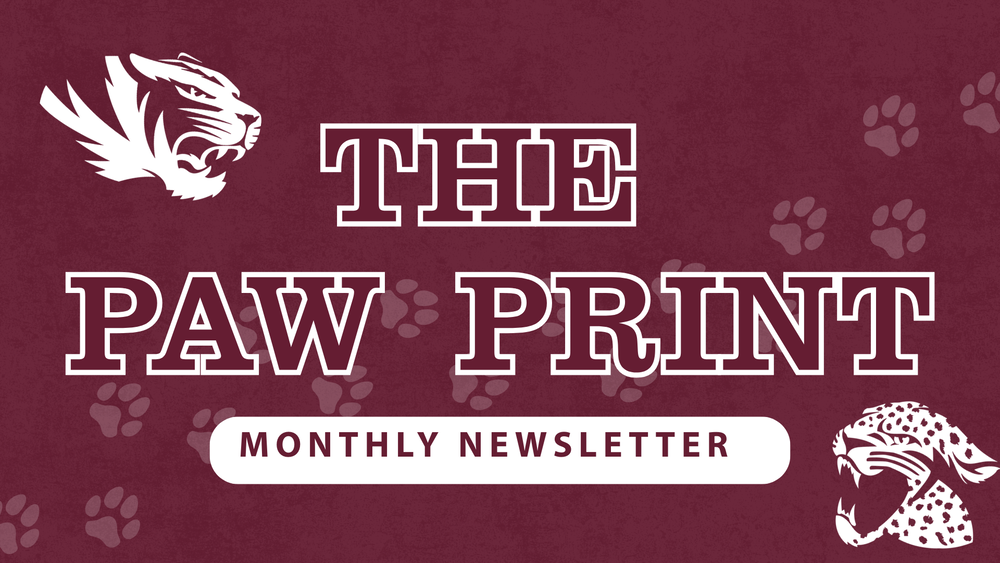 the Paw Print monthly newsletter
