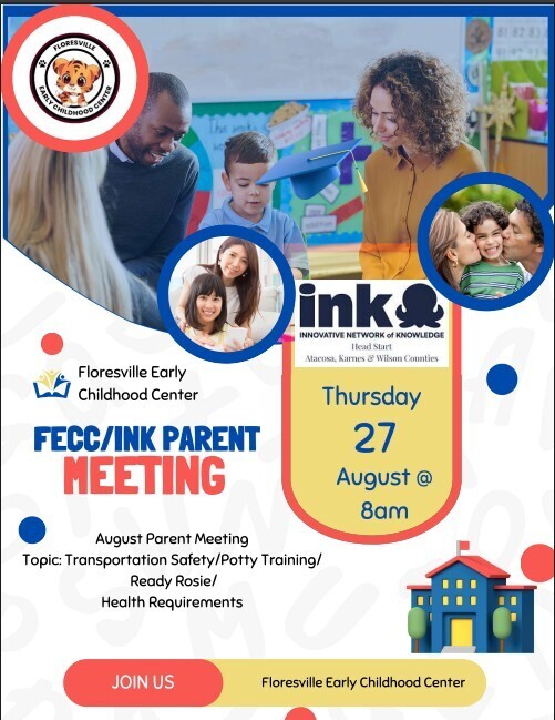 Please join us for INK August Parent Meeting on August 27th, 2026