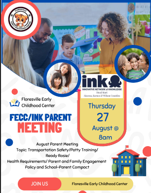 INK Parent Meeting for the month of August