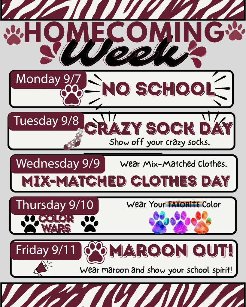 Homecoming Week Flyer for ECC