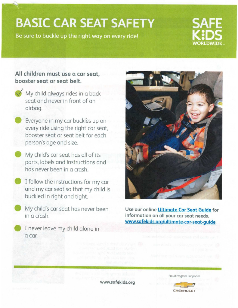 Car seat Information
