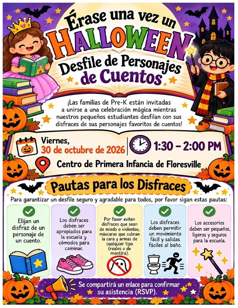 Spanish Version Halloween Flyer