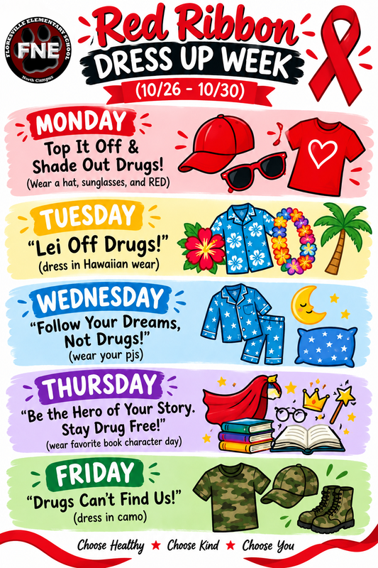 Dress Up Days for Red Ribbon Week