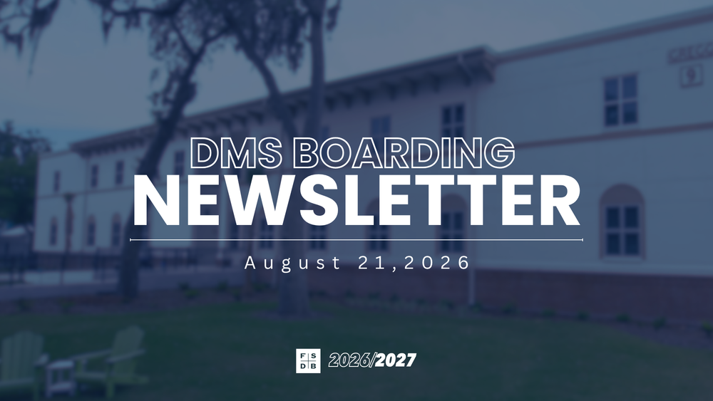 DMS Boarding Newsletter - August 21, 2026