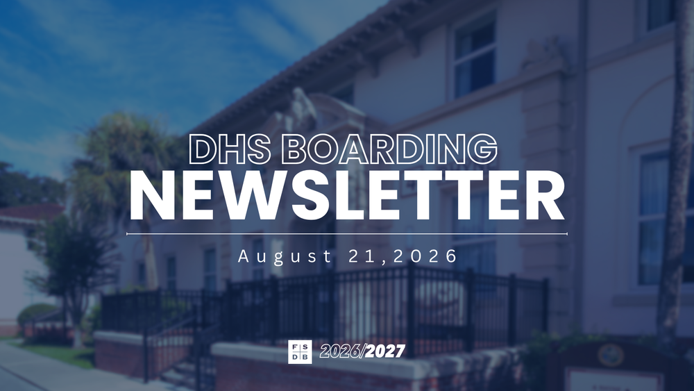 Deaf High School Boarding Newsletter: August 21, 2026