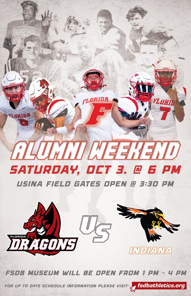 FSDB Alumni Weekend Poster, Saturday, October 3, 2026