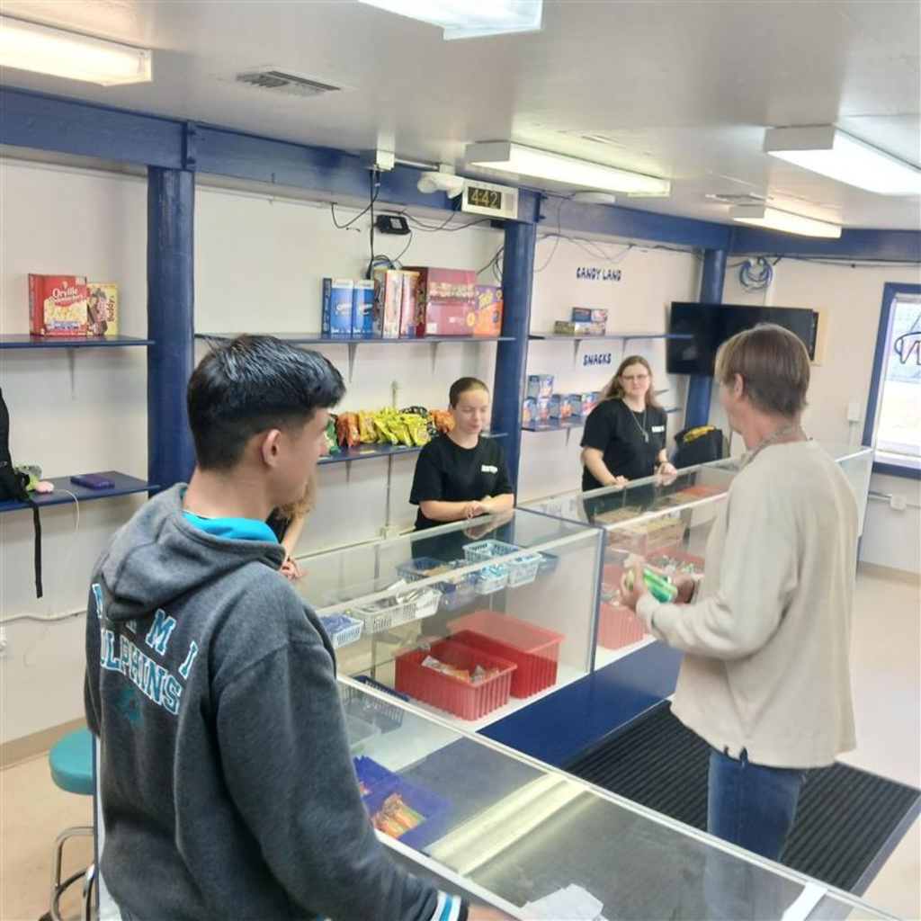 A back photo shot of the customer purchasing from Raymond Warehouse.