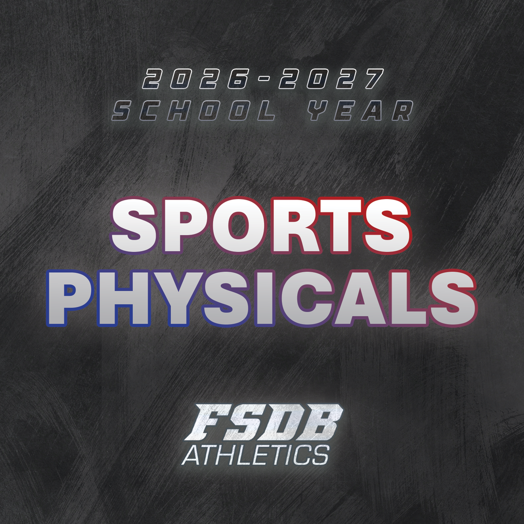 2026-27 School Year Sports Physicals Graphic.