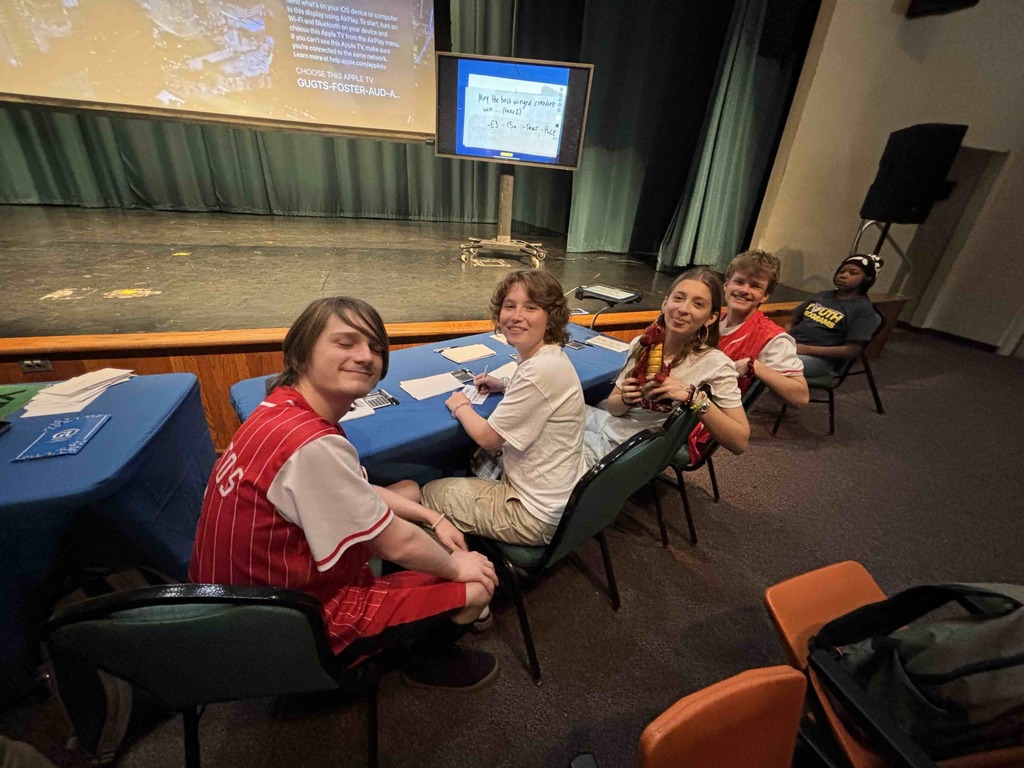 FSDB Academic Bowl team smile for a photo inside Gallaudet University. 