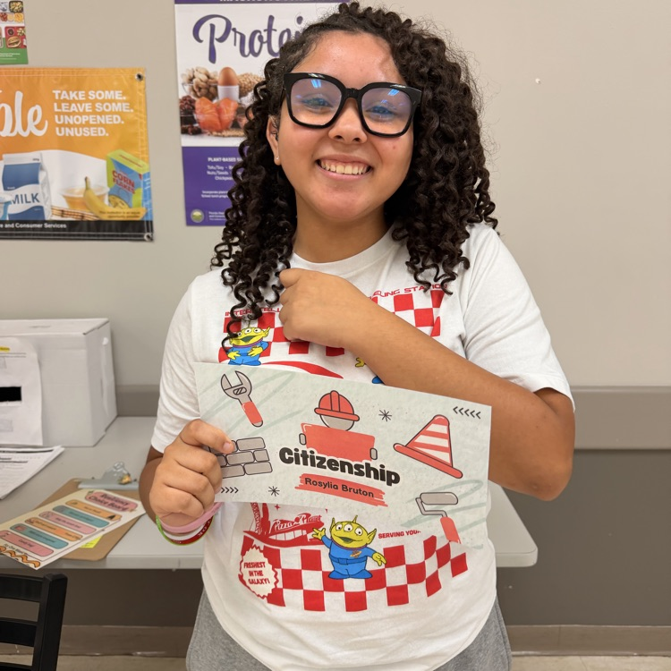 student with her certificate 