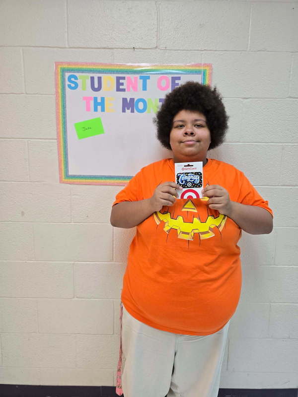 Student of the Month Jada