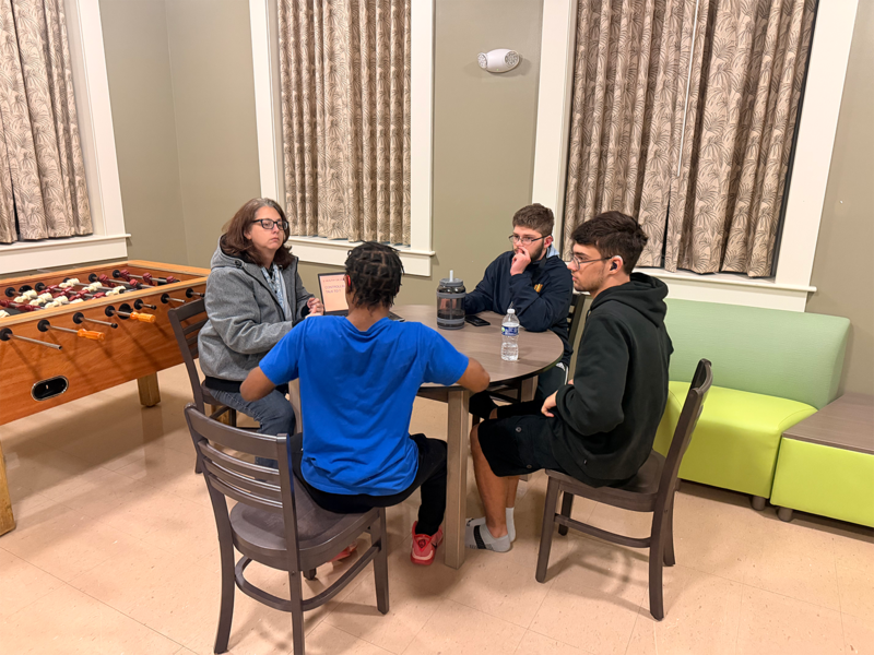 3 boy students learning about healthy and unhealthy relationships