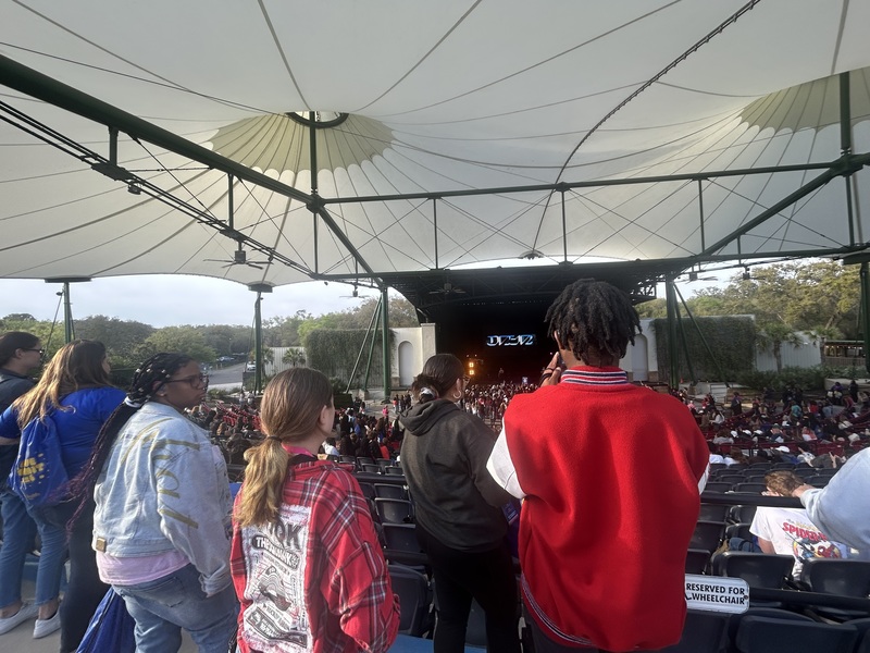 Students watching Brave Summit