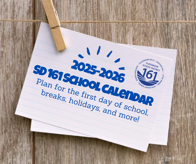 2025-2026 SD 161 School Calendar