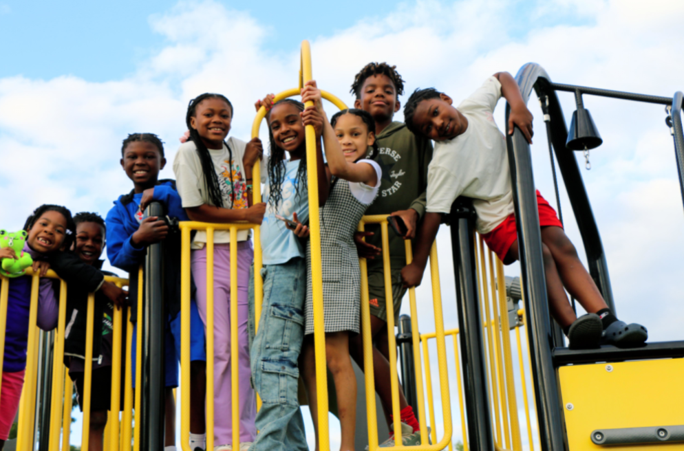 kids on the playground 